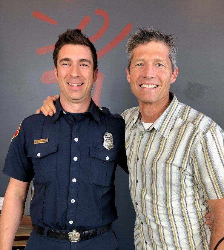 Alexander Van DeWark firefighter paramedic portrait answering the call podcast interview