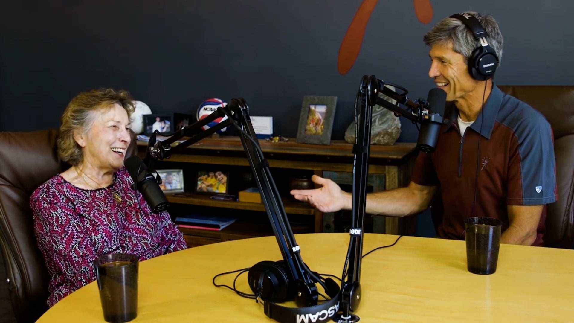 Portrait of Grazina Herzog, immigrant and educator, sharing her story