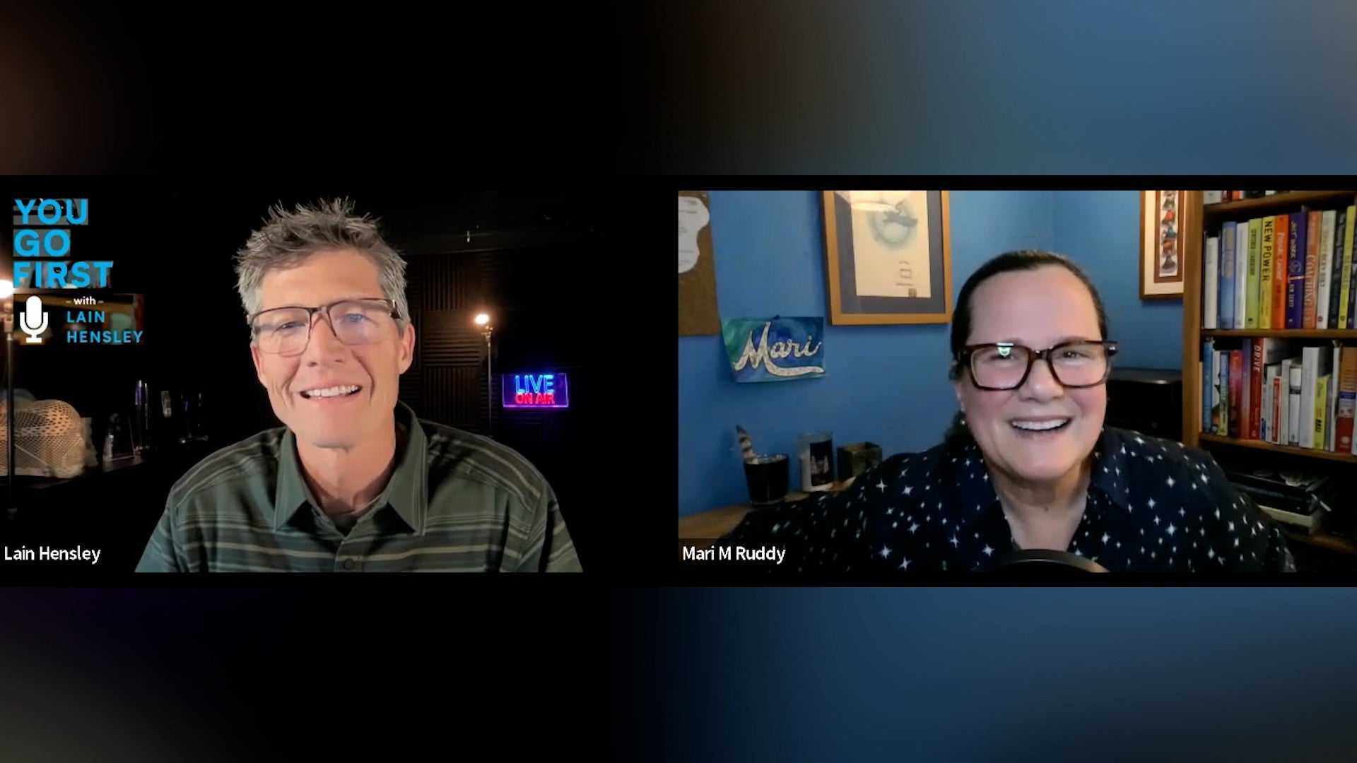 Mari Ruddy speaking about extreme healing and endurance lifestyle transformation
