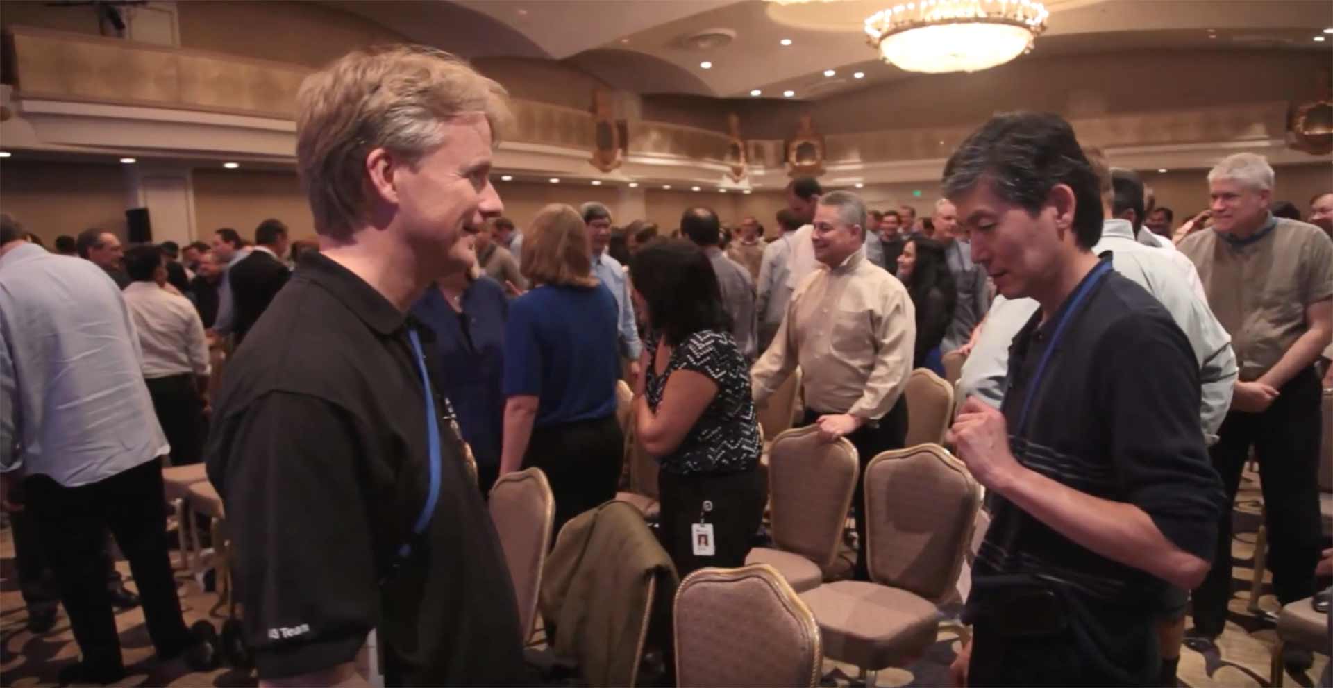 NetApp employees engaged in purpose-driven team building activities enhancing collaboration and social impact.