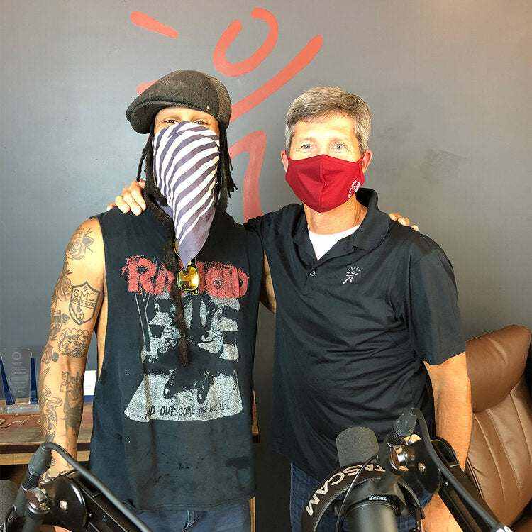Nick Harris heavy metal drummer promoting positivity and personal growth
