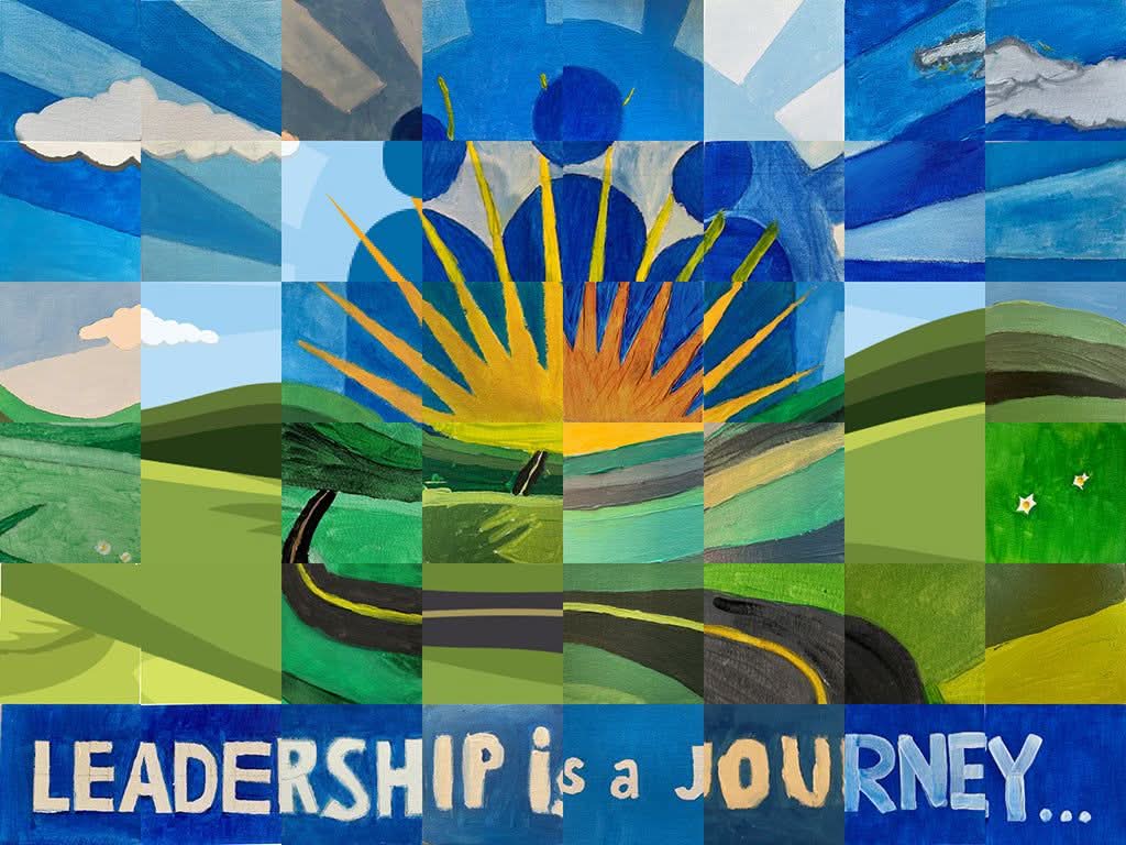Team Mosaic™ Kit collaborative mosaic artwork symbolizing leadership and teamwork journey