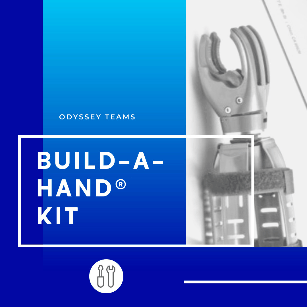 Build-A-Hand Resale DIY Kit for assembling prosthetic hands for amputees in developing countries